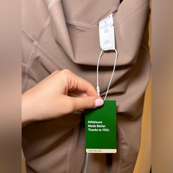 HALARA - Casual Supportive Athletic Chocolate Brown Leggings in Size S - Picture 7 of 7